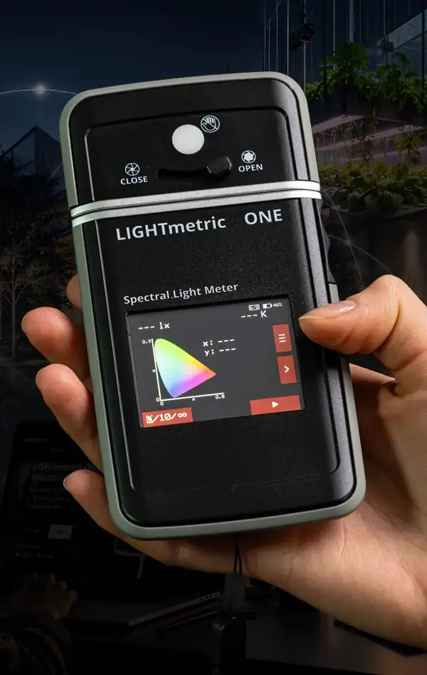 LIGHTmetric ONE im Einsatz in Film, Architektur, Pflanzenanbau, Forschung, Museen, Industrie und Handel