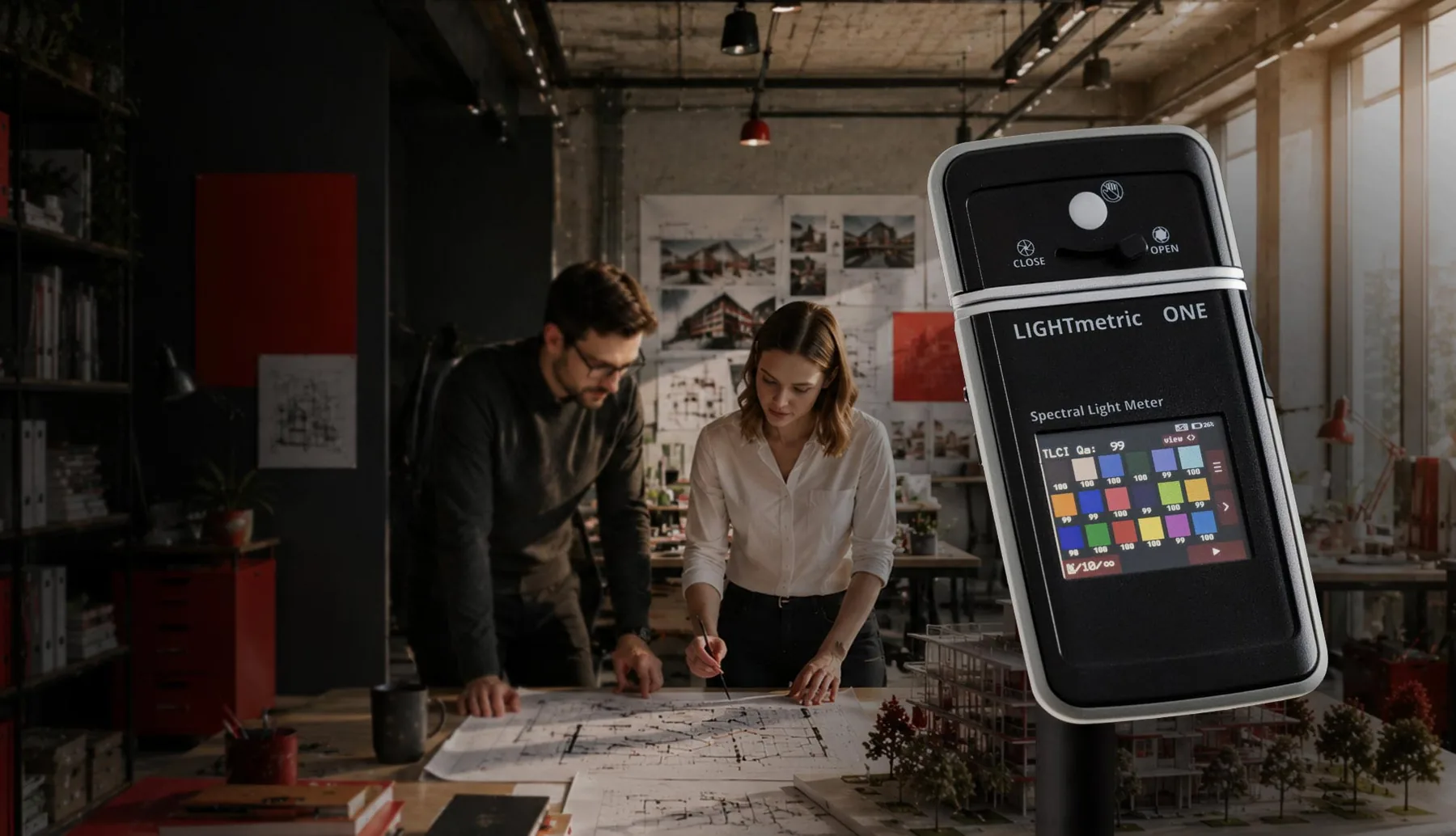 Architects working with LIGHTmetric ONE